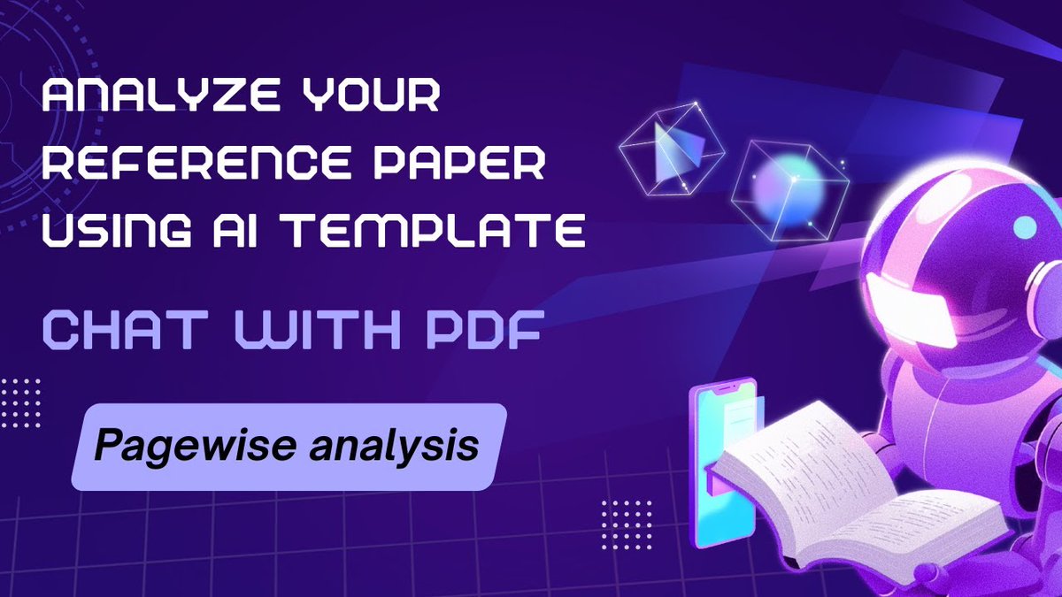 Lms_Solution's tweet image. 🤖 Chat with PDF – AI Tool for Research Paper Understanding
🔗zurl.co/qfh20 

📄 Upload any PDF and get instant, page-by-page explanations

💬 Ask questions and receive clear insights on methods, results, and conclusions

#LMSsolution #ChatWithPDF #AIResearchTool