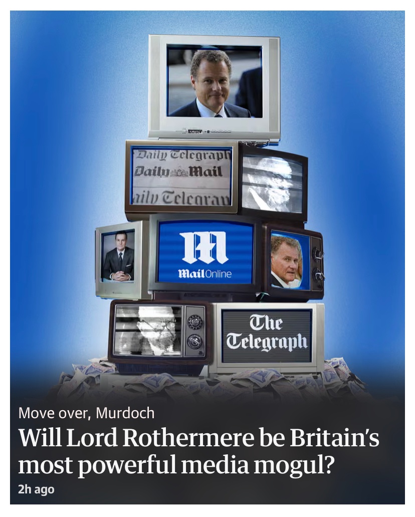 The Lord Rothermere who lives in Monaco, whose granddad was a Nazi, and who identifies as French?

The Lord Rothermere who doesn’t pay any taxes in the UK, but whose newspaper wails daily about the rich being fleeced?

That Lord Rothermere?