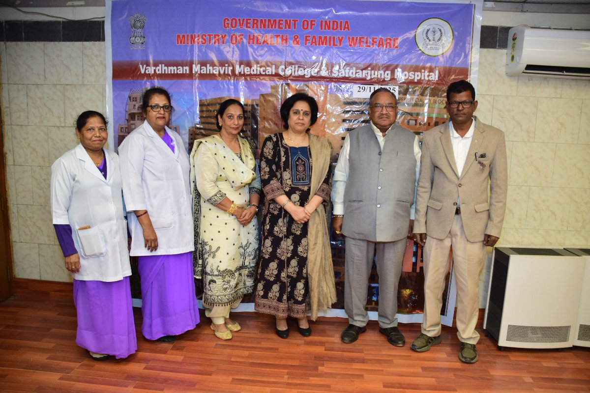 Superannuating officials marked their journey with a green gesture—planting saplings under the initiative &amp; guidance of Director Dr. Sandeep Bansal, MS Dr. Charu, &amp; AMS Dr. R.P. Arora. A beautiful legacy of service &amp; sustainability.