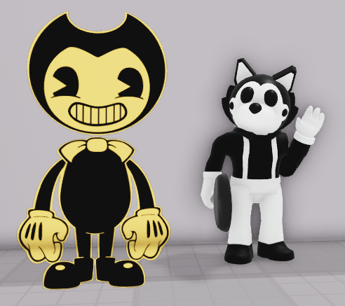 lilBunFilms's tweet photo. BORIS THE WOLF ✏️

I was trying to find a Boris model off the toolbox I could pose for the second picture but couldn't 😭

#roblox #piggy #Bendy_and_the_ink_machine https://t.co/PUs9OrqGfs