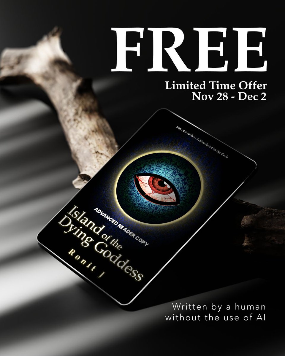 For the first time ever since it's release, my horror grimdark fantasy standalone is FREE this weekend! 👁️

Help me spread the word! I want to more people to experience my trauma dump 😌