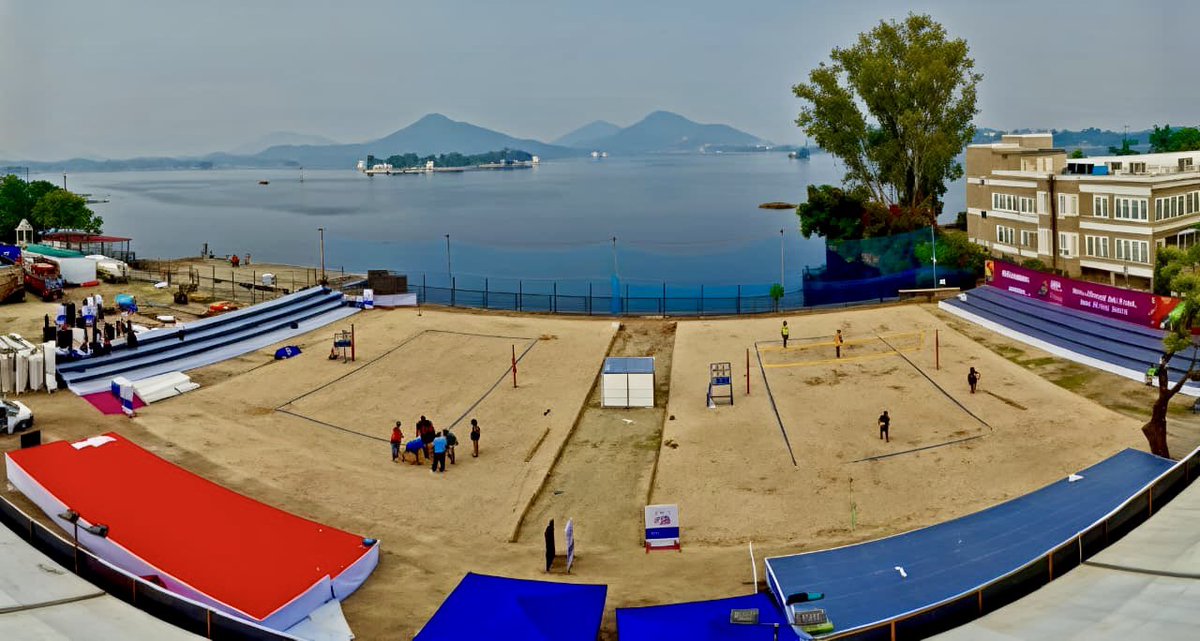 Ra_THORe's tweet photo. There’s something special about #Udaipur
Here, the calm of the lake and the grit of our athletes meet in one moment. #KIUG becomes more than a competition it becomes a feeling.
#Rajasthan https://t.co/c7ThrZDux5