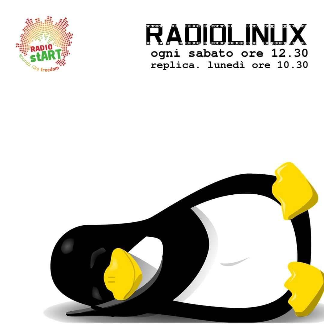 ArtRadiost's tweet image. Radiolinux
un programma di Attilio Pagliaro su RadiostART
Ogni sabato alle 12.30 su radiostart.it

instagram.com/p/DRojN1zjRZm/

#RadiostART #Radiolinux #FreeSoftware #OpenSource #Linux #IT #SoftwareLibero #InformationTecnology #Informatica #Radio #29Novembre #November29