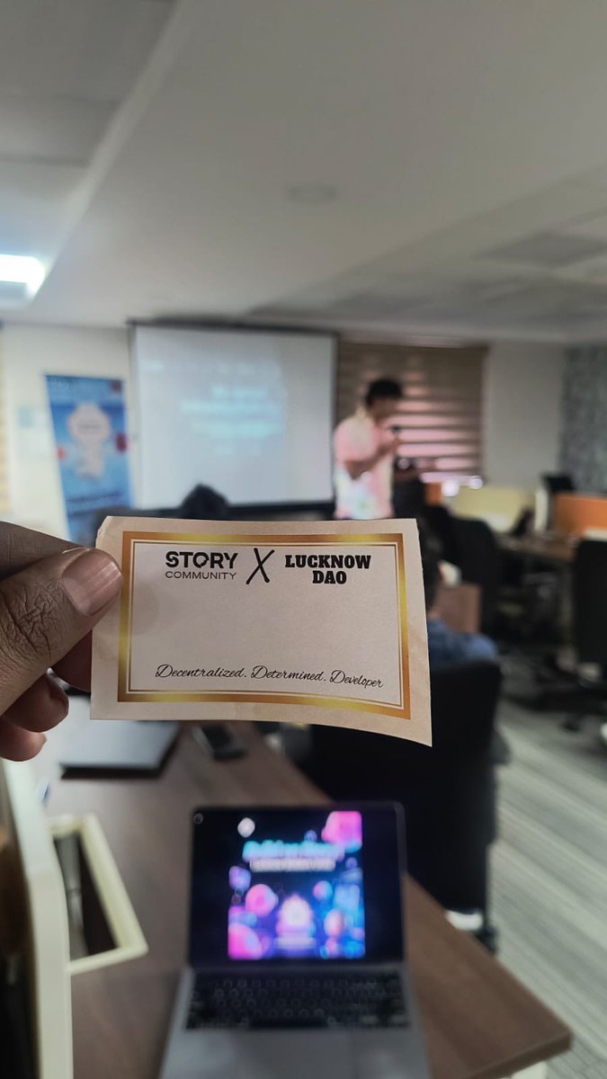 harshit937300's tweet photo. Thankful today for good energy, new connections, and being part of the STORY Protocol builder event.
Such an inspiring crowd — loving every moment, learning so much, and feeling motivated to build more.

Happy Thanksgiving everyone.
@Lucknow_DAO, @StoryEcosystem
#Web3Events #Web3 https://t.co/wUGUeRDZ3b
