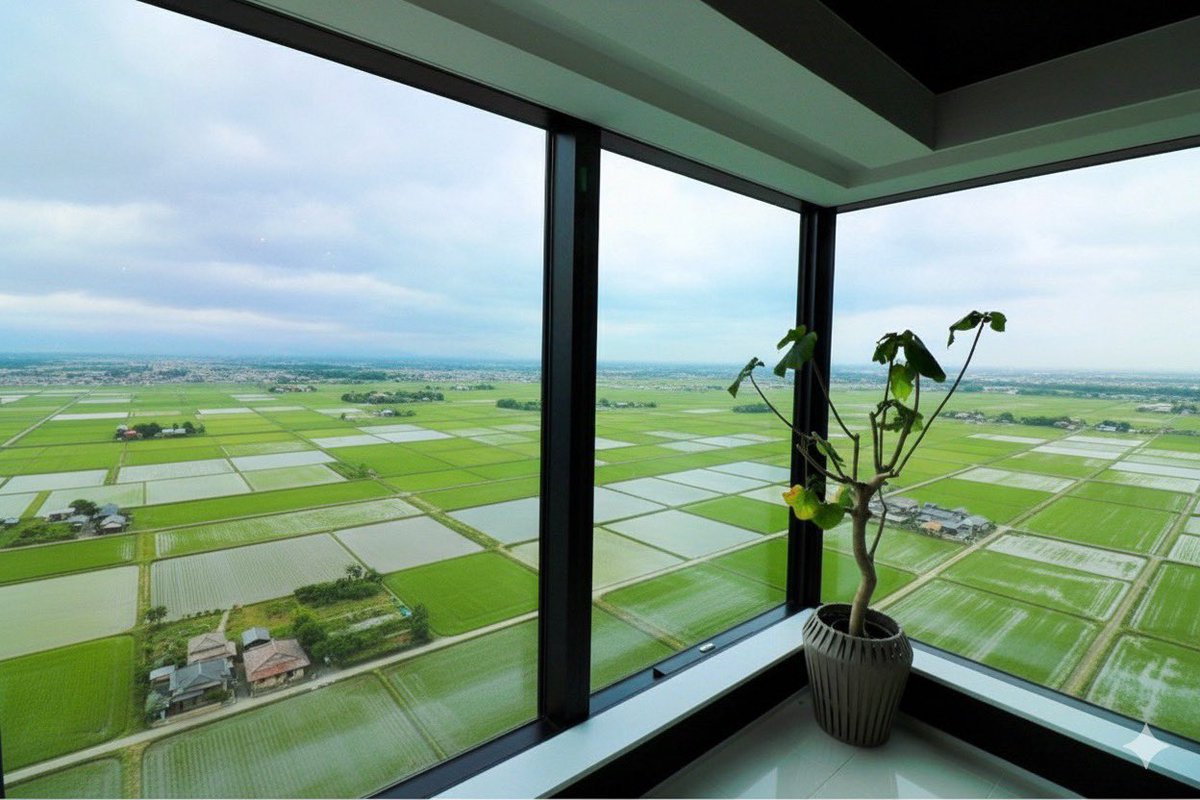 nodan_anoda's tweet image. 日本一安いタワマン「スカイタワー41」の景色これ😂