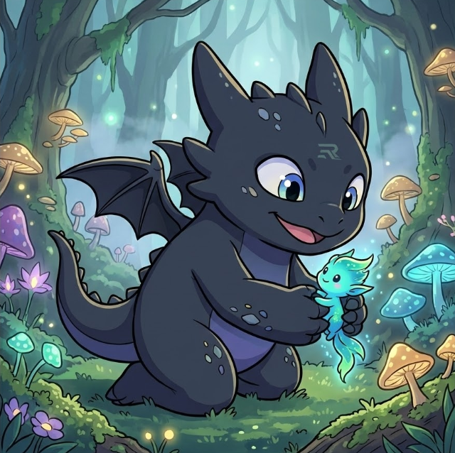 anht2003z's tweet photo. 🌿When Lightning Meets the Forest Spirit.💚
A gentle moment in a fantasy world where @raikucom  is not only strong, but also knows how to cherish the little things.
#Raiku #ForestMagic #TinySpirits #ElectricGuardian https://t.co/Ol2SmlXiAS