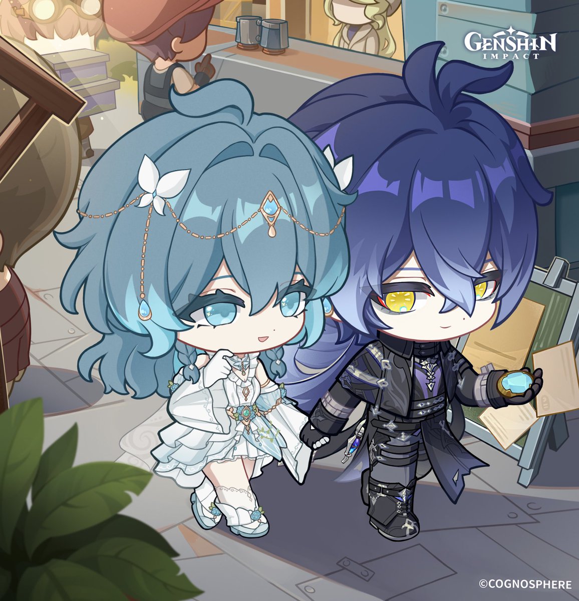 chryssvile's tweet photo. 🦋: Oh? I thought that wasn’t the gem you planned to buy
🪦: Mhm, But I bought it the moment I saw it. this blue gem was just too beautiful, It reminded me of your eyes..
🦋: ..! (////)

"Oh, Kyryll Chudomirovich Flins. He’s so good at giving compliments. too good."
- 🐍

#FlinYu https://t.co/4qokgyzFXT