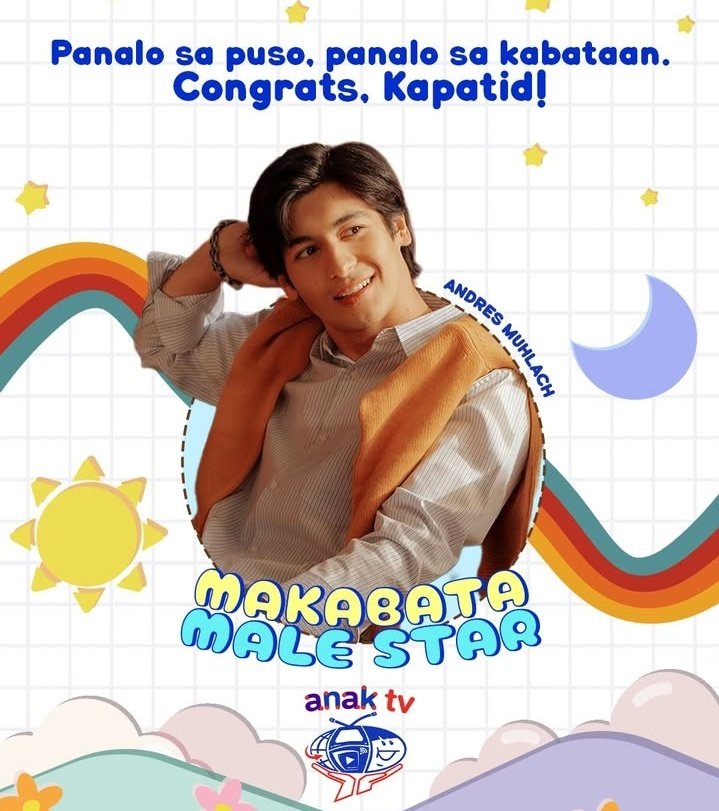 aga_for_all's tweet photo. FINALLY, SOME GOOD NEWS AFTER ALL THE CHAOS!!! 

ASHDRES for ANAK TV: makabata male star &amp; female star ❤️‍🩹 https://t.co/LdWwA4SqkM
