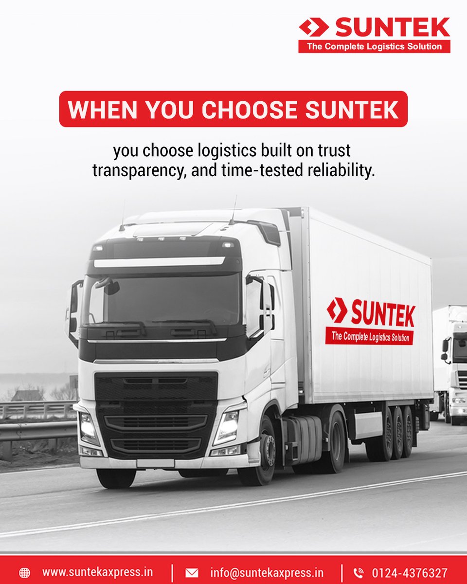 Suntek_Axpress's tweet image. At Suntek, logistics is more than transportation, it’s responsibility. Our team, systems, and infrastructure are built to ensure every shipment is handled with precision, transparency, and trust. Because your cargo isn’t just material. It’s value.

#suntek #trustedlogistics