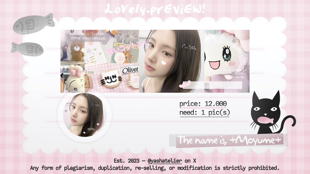 yashatelier's tweet image. help repost? ddanke so much! ♥︎

hi! 🐈‍⬛ hari ini yasha mau ngenalin 2 anak baru namanya ; &amp;lt; MOYUME &amp;amp; TOASTY &amp;gt; mohon bantu ospeknya yaa, teman-teman! kalau ada yang kurang aman, please kindly hmu trough DM. xD terima kasih banyak! ちゅっ. 🐟⭐️ #zonauang