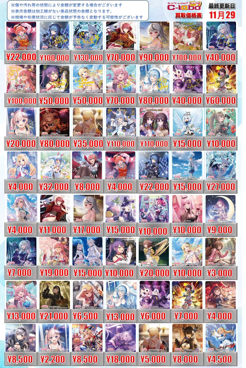 ◇#ホロライブOCG #ホロカ 買取情報◇ SEC 星街すいせい ￥100000 白上