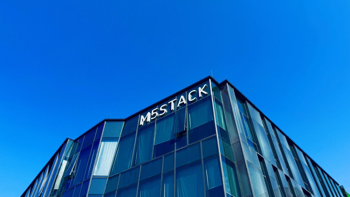 M5Stack's tweet image. Arrived 广州塔