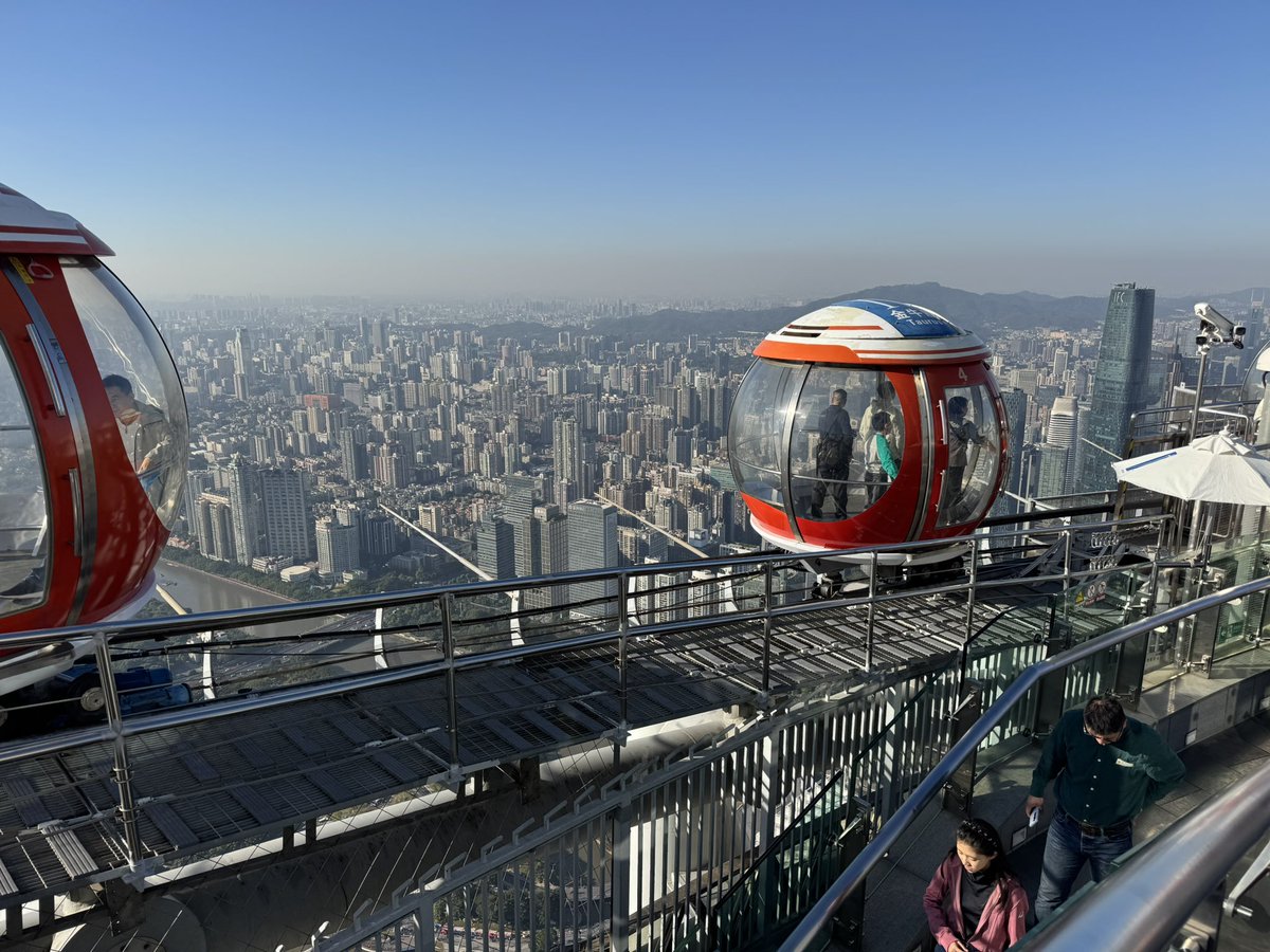 M5Stack's tweet image. Arrived 广州塔