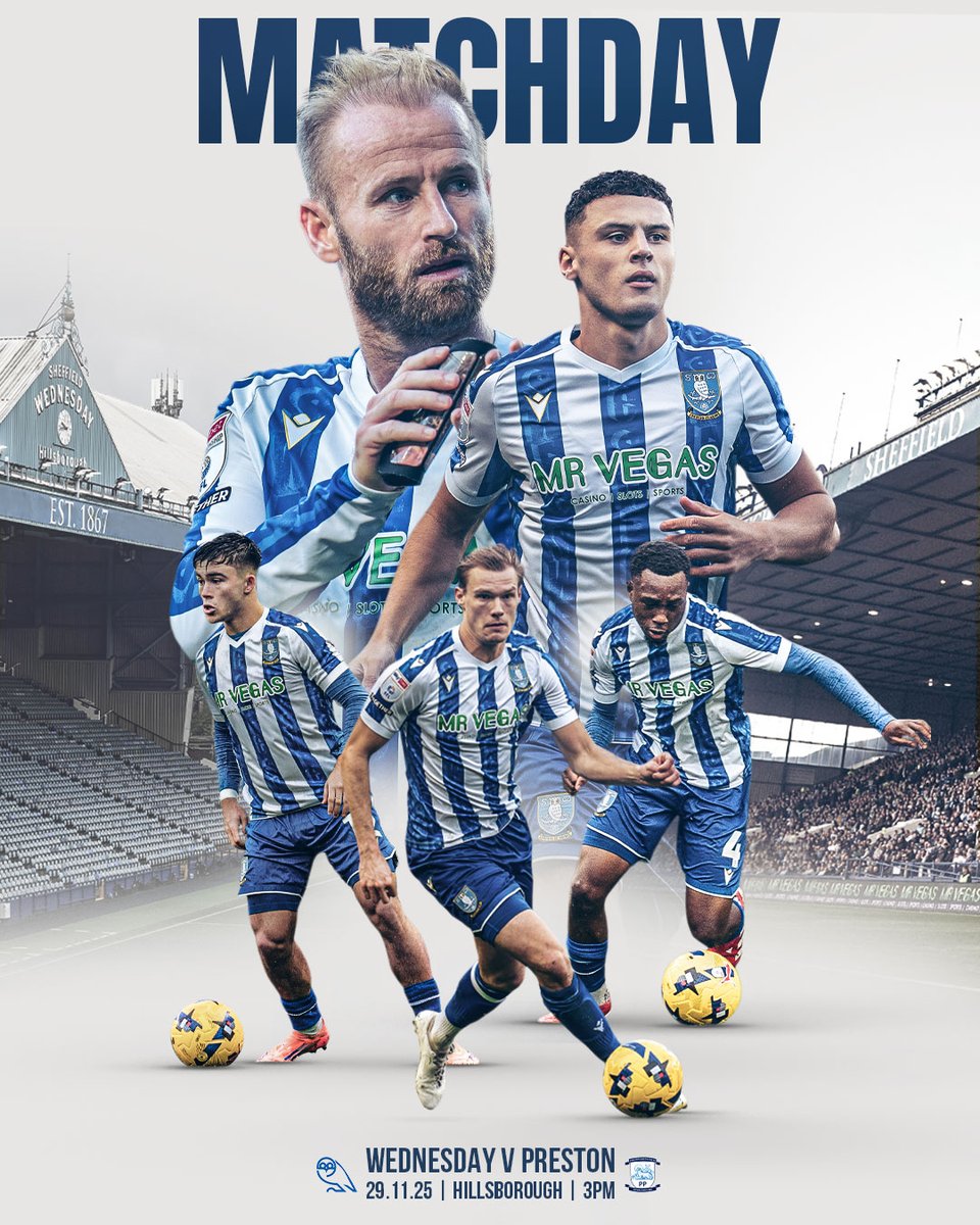 swfc's tweet image. A clash with PNE at Hillsborough 🦉🔵⚪️