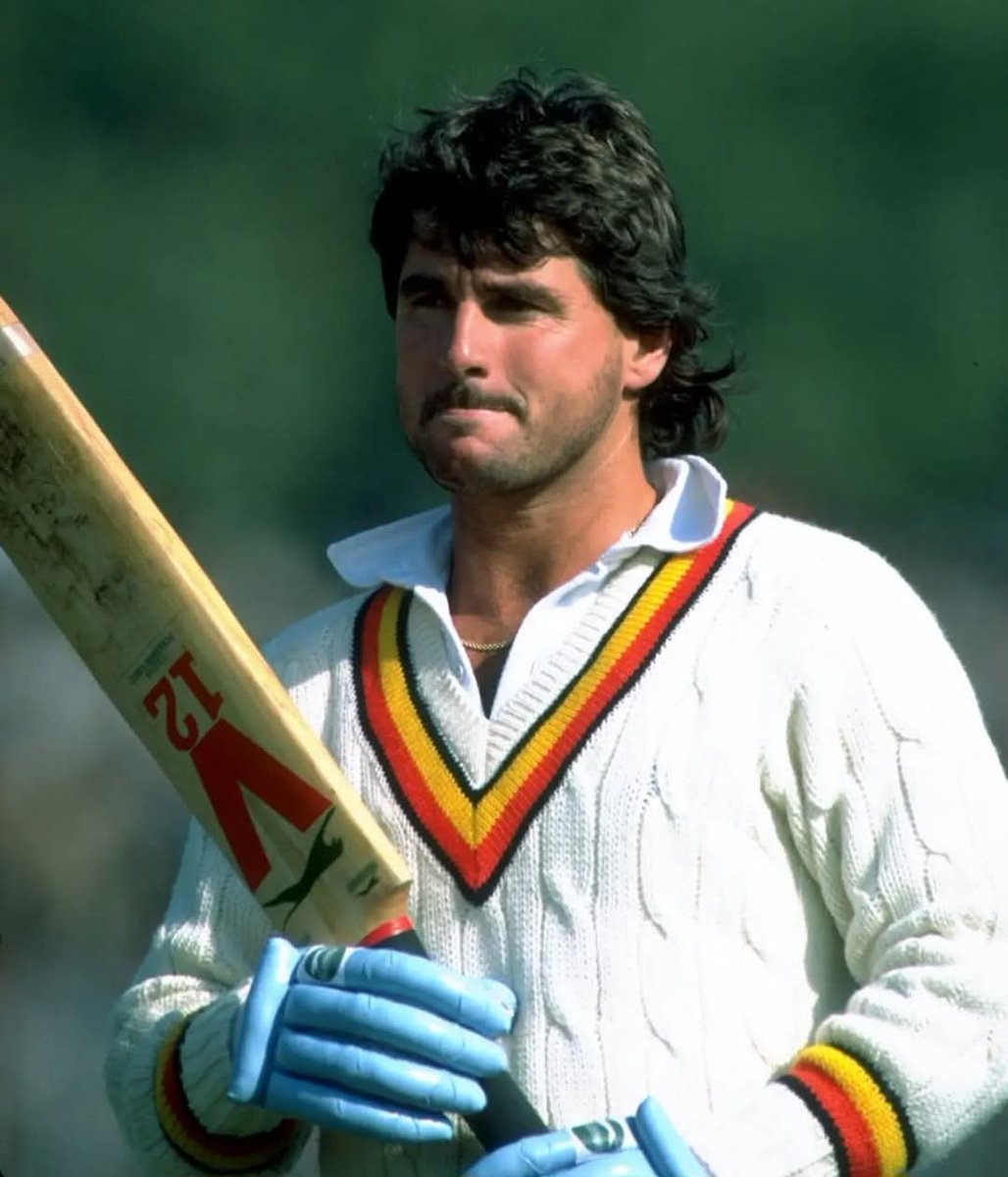 20,128 county championship runs @ 53.24 
56 tons 
100 fifties 
Impressive , but just look at that jumper .  Immense .  
Allan Lamb