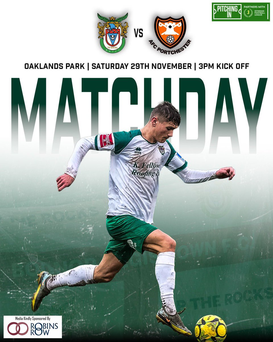 ⚪️🟢 IT’S MATCHDAY 🟢⚪️

We host <a href="/AFCPortchester/">AFC Portchester</a> at Oaklands Park in <a href="/IsthmianLeague/">The Pitching In Isthmian League</a> action 

🎟️ £10 | u18s £5 | u14s FREE