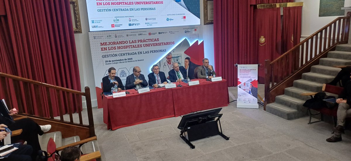 SEDISA_NET's tweet image. Encuentro sobre la mejora de las practicas en los #hospitales universitarios en @Icomem_Oficial con la @ufvmadrid y @pfizer