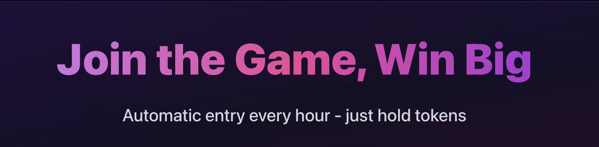 <a href="/shahh/">shah</a> <a href="/rollbit/">Rollbit</a> How about an hourly lottery on Solana which is provably fair
All you need to do is hold .01% supply to be part of the draw
pretty simple right ?
Get in now

<a href="/endgamedotcash/">EndGame dot Cash</a>

endgame.cash/?utm_source=hp…