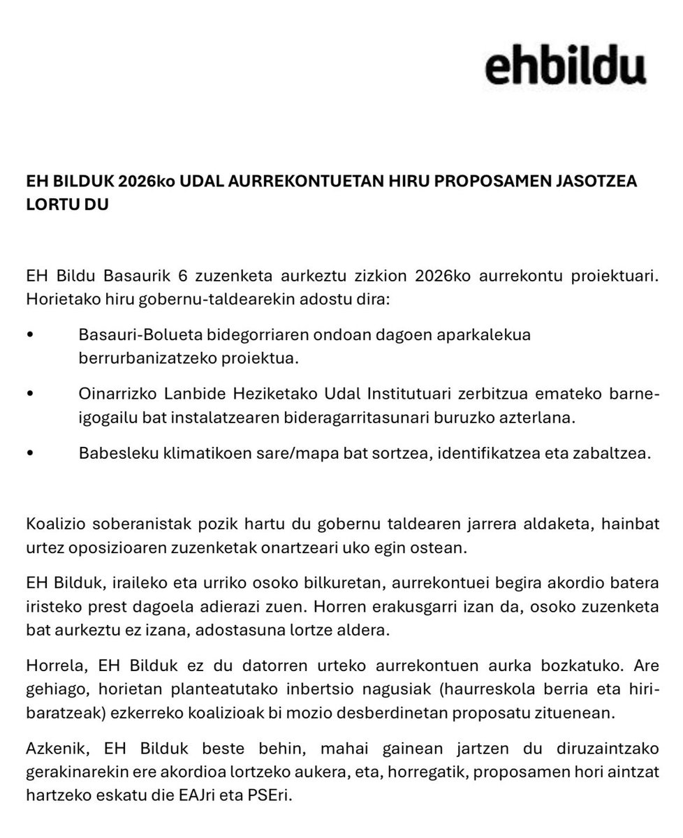 EH Bildu Basauri (@ehbildubasauri) on Twitter photo 