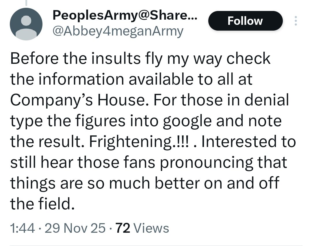 arlenefinnigan's tweet image. Sorry Barry, I wasn&apos;t checking Companies House at 1.44am because I was in bed. Early start to go to Accrington. I guess you&apos;ll be having a lie in, missing the game, then screaming into the void at 2am? #oafc