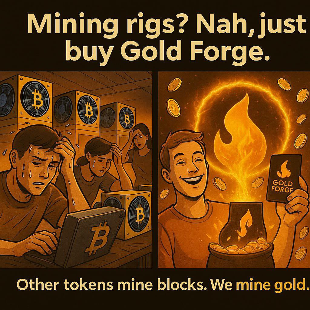 Crpftas's tweet photo. @slingoorio Gold forge narrative.

Buy @Goldforgetoken_ , Hold and earn. 

EFCoNf7N8vSEAkjkXMhvXTN9EvrsSWwNHbb9qAFfrge https://t.co/CarWfH6Zwl