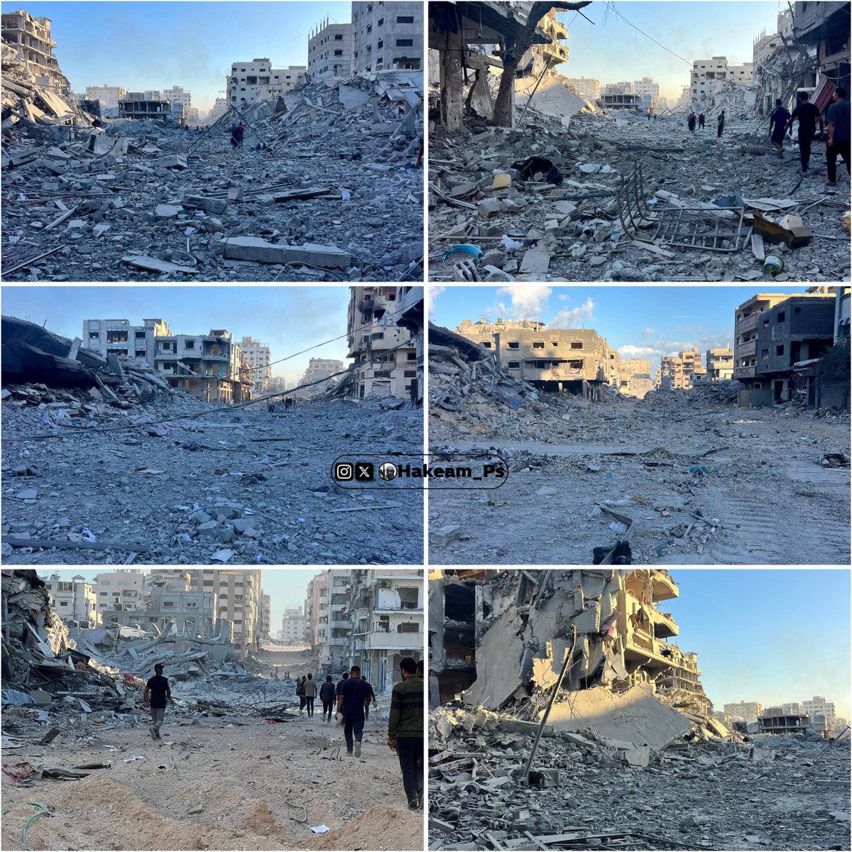 بعد انسحاب جيش الاحتلال النازي هذا اليوم —
ما شاهدته في مناطق شمال غرب مدينة غزة يفوق الوصف، فالمشهد كارثي بكل المقاييس.
تُعدّ المنطقة اليوم منكوبة، مكلومة، مقهورة، ومُدمّرة بالكامل.

أحياءٌ كانت تضجّ بالحياة، تحوّلت إلى رمادٍ وركامٍ وصمتٍ مطبق،
لا يُسمع فيها سوى صدى الريح #