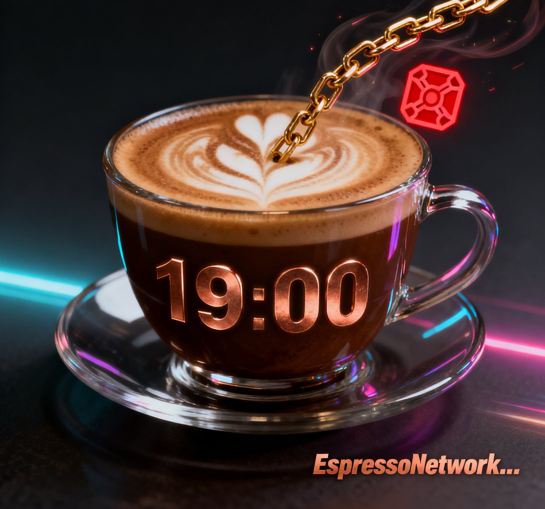 DigitLens's tweet image. Good morning, have some coffee this weekend!

@espressoFNDN

Only 19 hours left for the Bantr event!

Final sprint, countdown to the cross-chain revolution!

Let&apos;s brew the future together!

#EspressoNetwork #CrossChainRevolution #Web3Onboarding