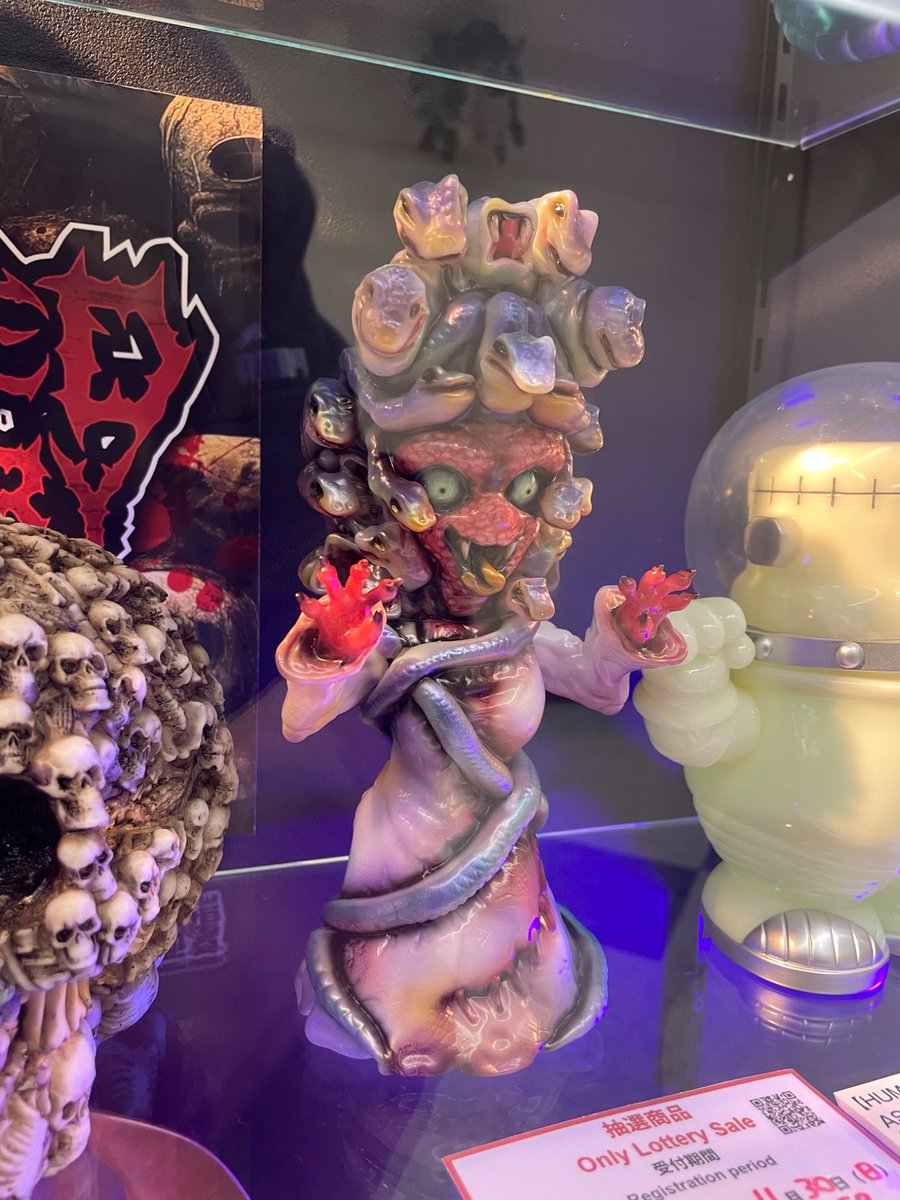 WF2023夏 かっこわらい雑貨店 ナンシー ソフビ ワンフェス ブラウン