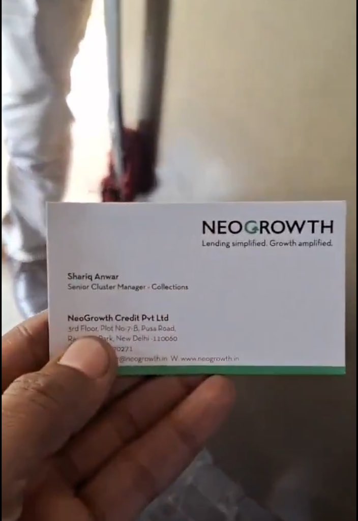 zumba618718's tweet photo. @NeoGrowth_Loans Ohhh Bhaiya ji.
Ya MC log ya level kar harassment kar rahe hain customer ko.
Badi Badi Baatein Neogrowth customer Se bhik mag Kar Khate hai.
See this you ORGINAL FACE in market #Neogrowth #Scanners #Chorcompany https://t.co/CzMvQub3xP