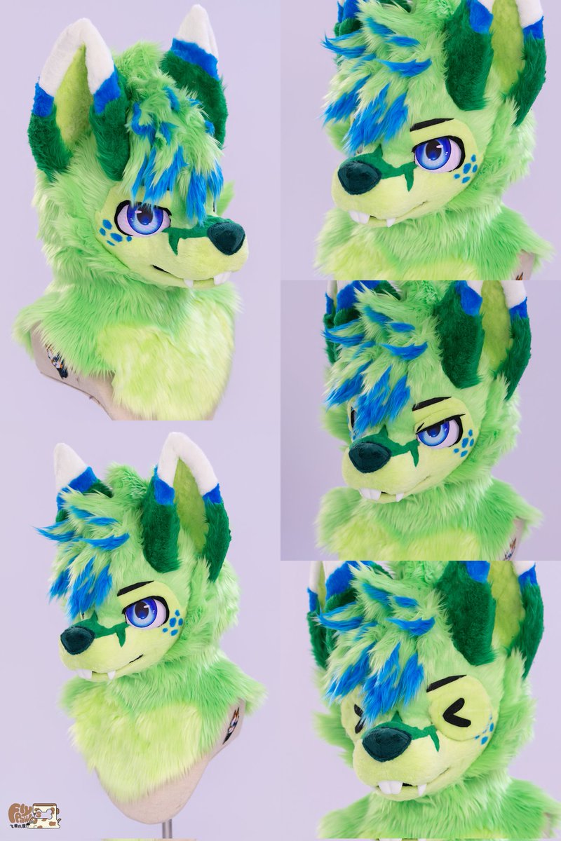 Fursuit showcase.💚💚💚
Thanks for the commission!
owner：<a href="/TheFoxBun/">Cipher</a>
#Flypaws #fursuit #FursuitEveryday #fursuitcommission #兽装