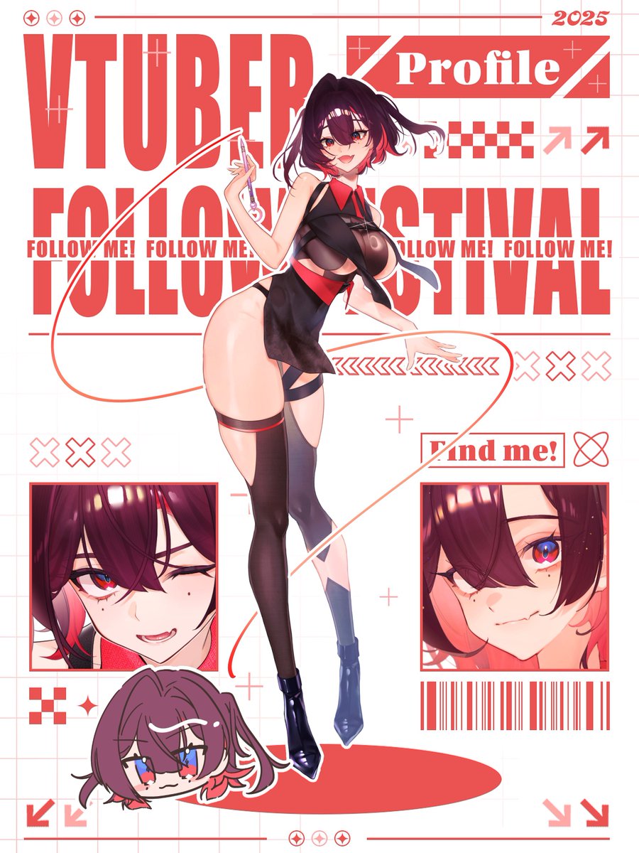 kzk_hikage's tweet image. \\ #11月のVTuberフォロー祭り//

はじめまして.ᐟ
#VTuber準備中 の 緋影(ひかげ)カヅキ です♦️

 ✦ 完全セルフ受肉Vtuber✍️
 ✧ 中身はちょっと口の悪いポンのクソガキ
 ✦ 🎮ゲーム┆☕️雑談┆🎨作業配信
  
最強ビジュ、今なら大大大古参.ᐟ.ᐟ.ᐟ

❤🔁💬巡回します～.ᐟ.ᐟ