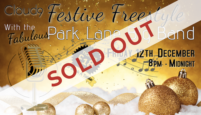 Cloud9Jive's tweet photo. ** SOLD OUT** BIG Band Festive Freestyle on 12th December - https://t.co/22liSyo99o https://t.co/YgStZ2C7dv
