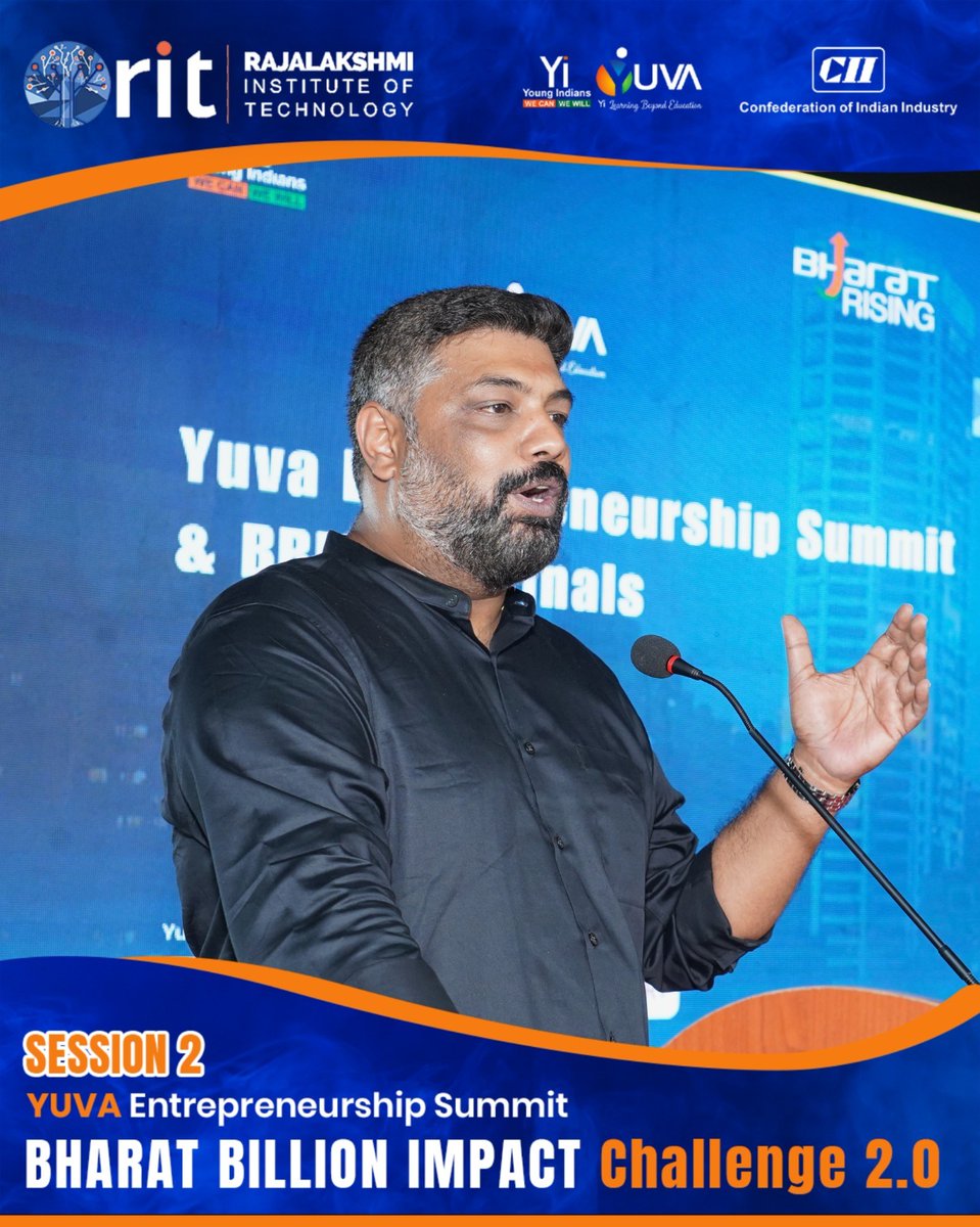 ritchennai44766's tweet photo. Resilience defines the entrepreneurs who go on to shape the future. In Session 2, Mr. Arun Nair, CEO of Startup Singam, shared powerful perspectives on navigating challenges and sustaining the startup spirit in a dynamic Bharat. https://t.co/ih7xeLxonP