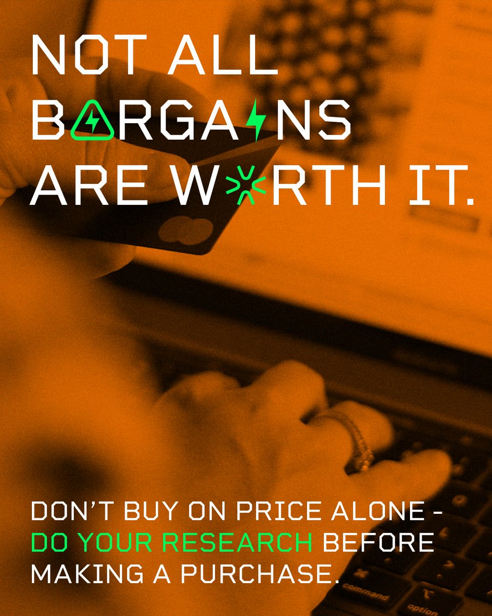 ElecSafetyFirst's tweet photo. #CyberMonday is almost here. Be sure to shop from a reputable high-street retailer that you know and trust - that way you can have peace of mind knowing your purchase meets UK safety standards. Check out our #SafeShopping guide on our website: https://t.co/KywSHKu8pR #ShopSafe https://t.co/jERaJO3yjP