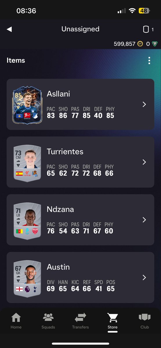 DaveDoesData's tweet image. Quality silver pack from the grind and a nice IF from the 10 coin pack.