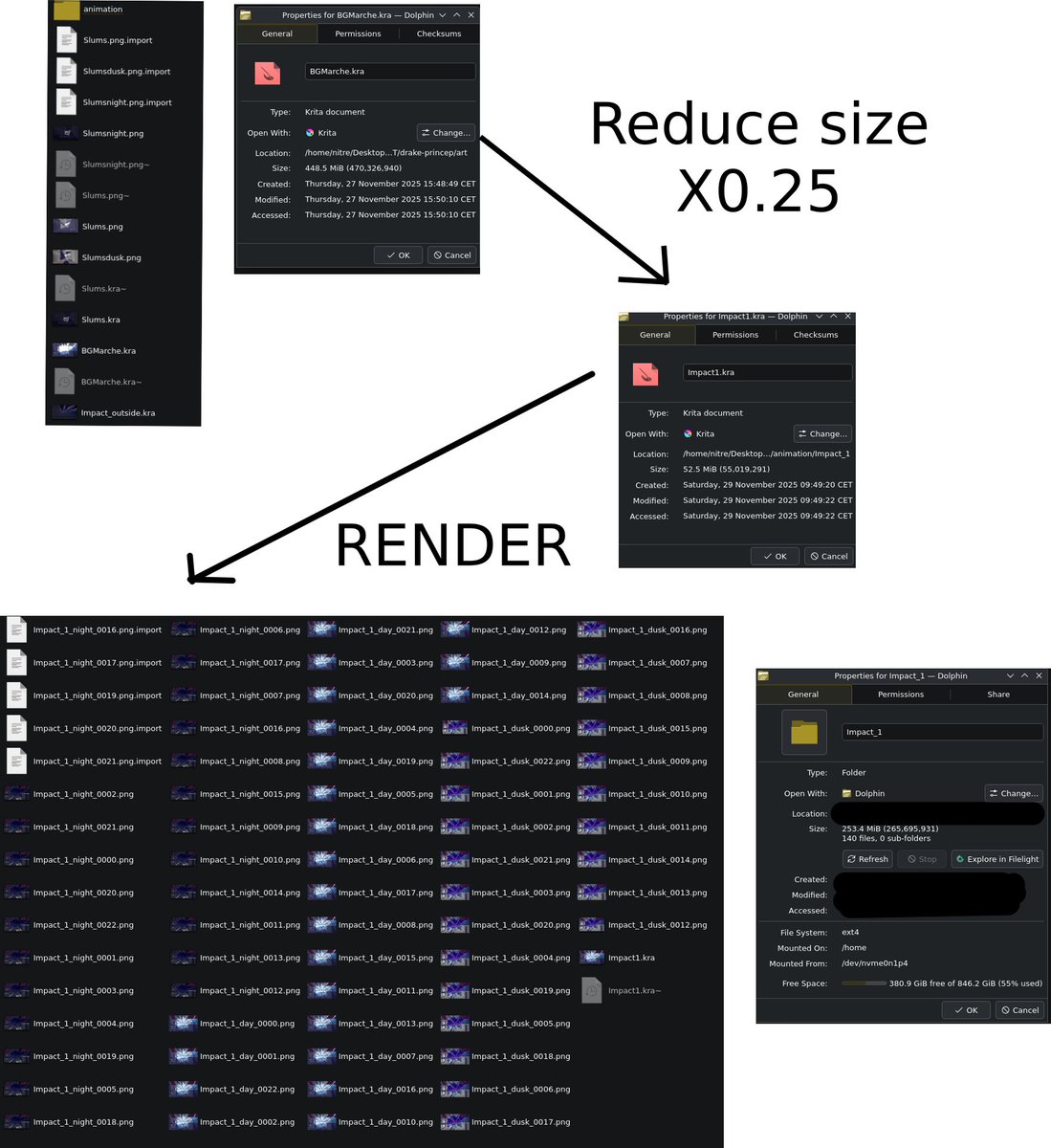 AzurDev_Galduen's tweet image. I face the little problem of using massive drawn background (around 0.5Gib) so I need to reduce them to an acceptable size.
#gamedev #gamedevelopment