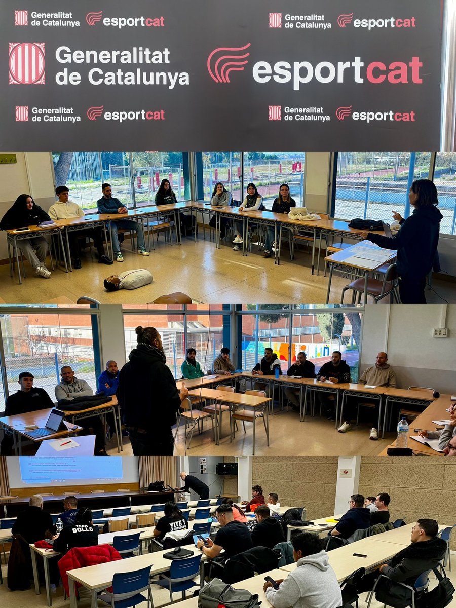 ✔️Aquest dissabte a les instal·lacions del Consell Català de l'esport 
✅Curs SVB + Bloc Tansversal dels cursos de formació parcial de monitor esportiu de Físic-culturisme, Powerlifting, Karate i Tai jitsu
<a href="/esportcat/">Esports</a>