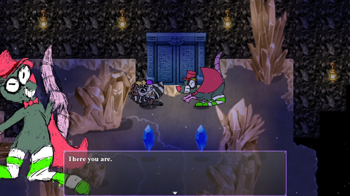 TheGamedawg's tweet image. What&apos;s behind the ominous door?

#ScreenshotSaturday #Gamedev #RPGMakerMZ