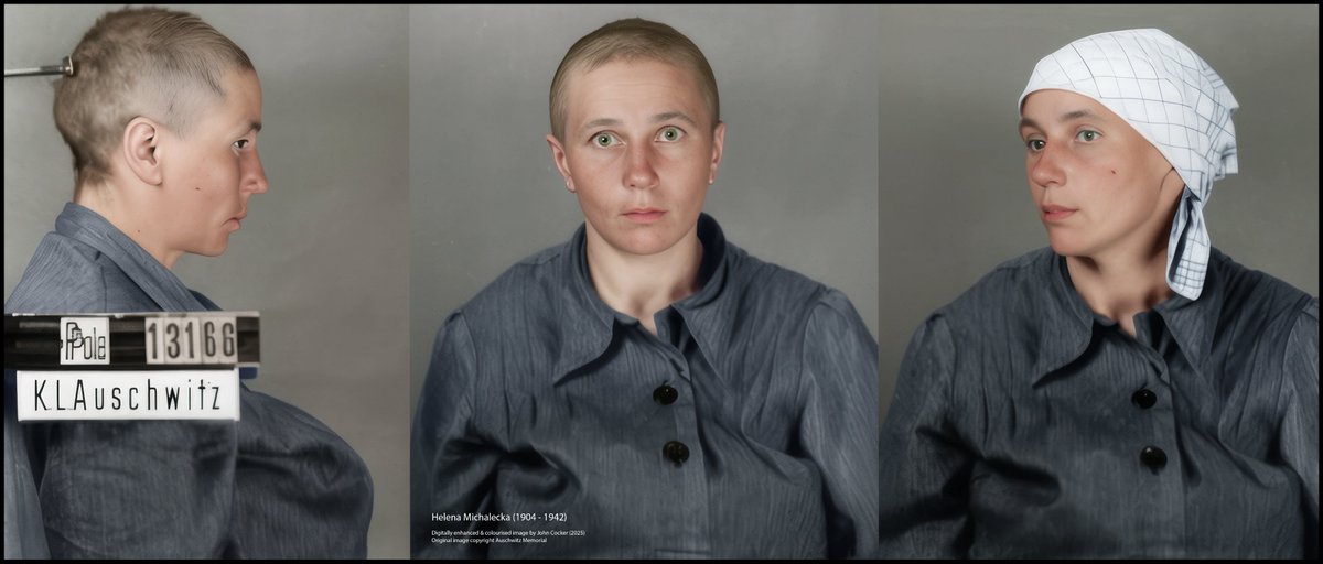 On this day in 1942, a 38 year old Polish woman perished in Auschwitz after being incarcerated for 3 months and 30 days. Her name was Helena Michalecka

Please support <a href="/AuschwitzMuseum/">Auschwitz Memorial</a>