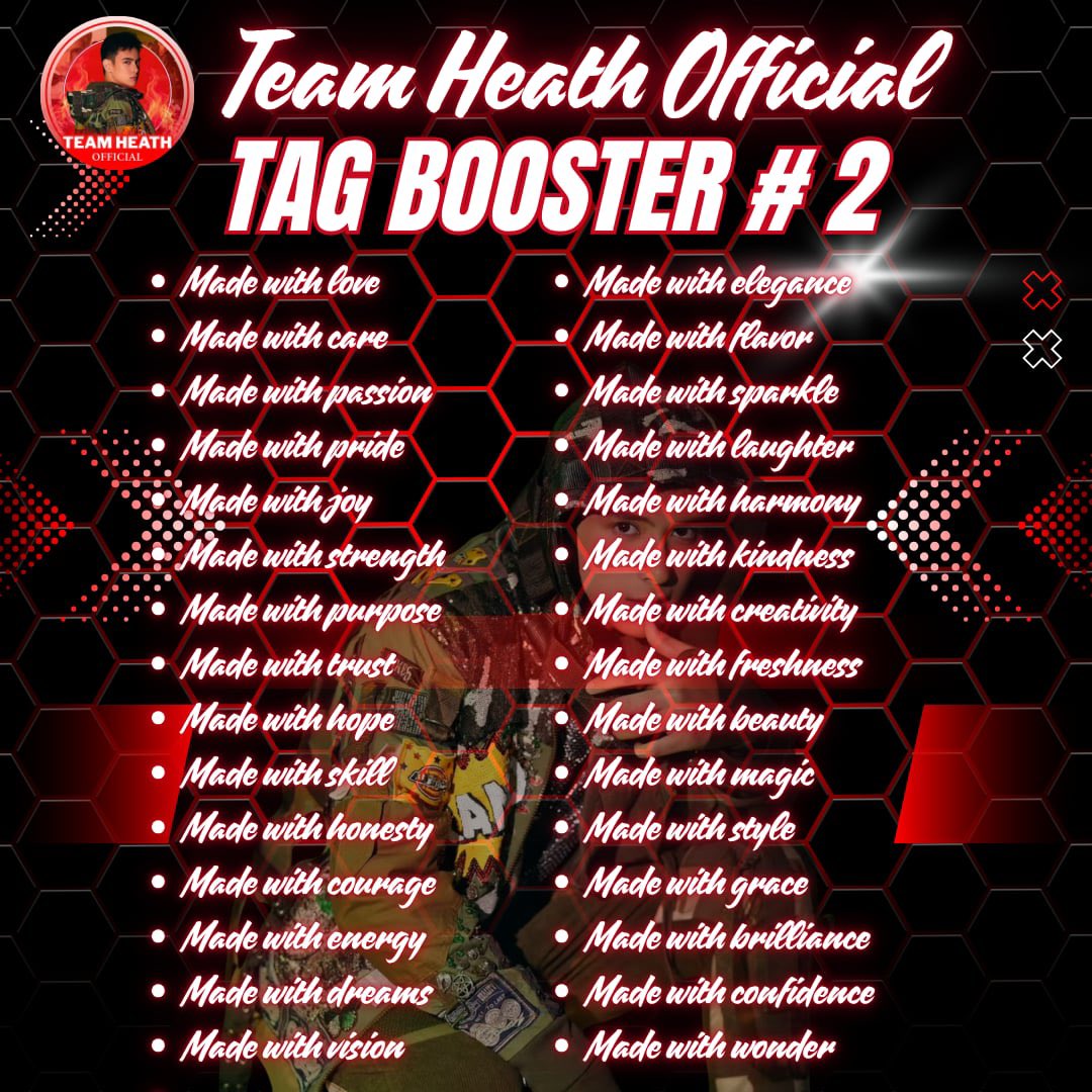 TeamHeathOfc's tweet image. Tag Booster Number Two

Made with what

SAVE BBS HEATH
SAVE BBS HEATH