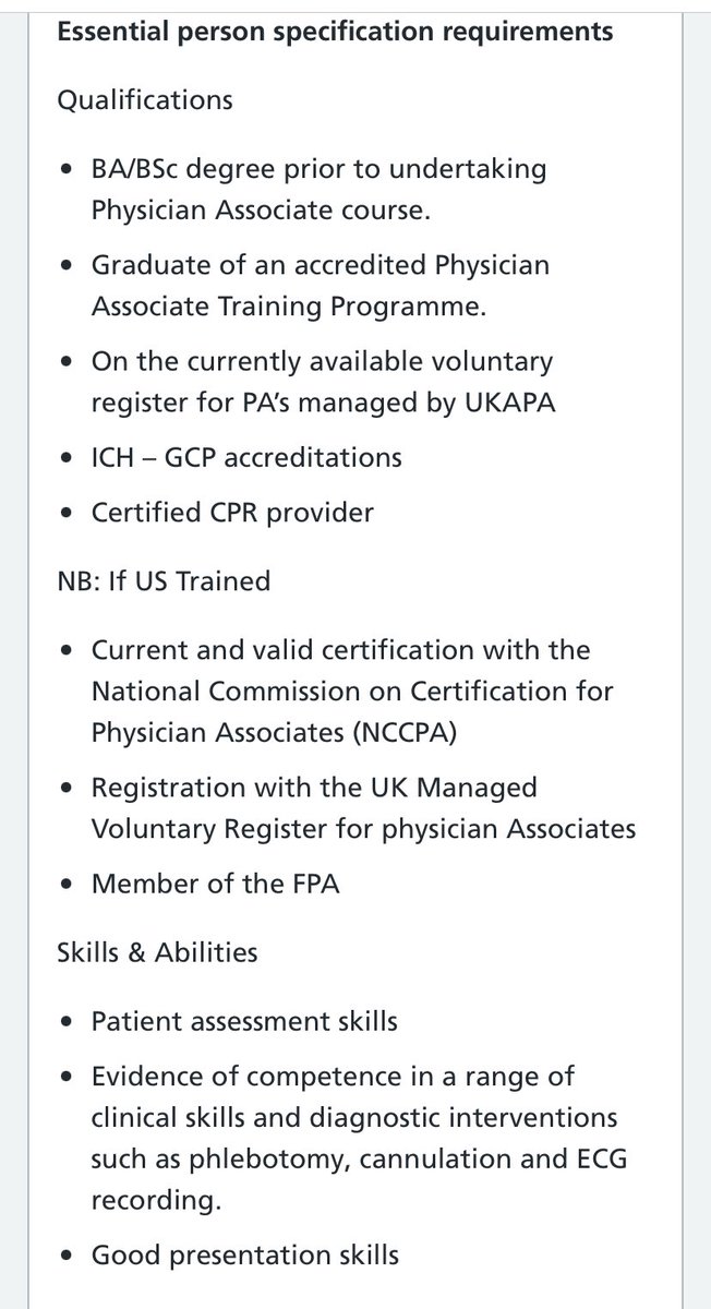 I’m confused <a href="/wesstreeting/">Wes Streeting</a> <a href="/SKinnock/">Stephen Kinnock</a> <a href="/Keir_Starmer/">Keir Starmer</a> 
You know the harm caused by PAs, you launched <a href="/lengreview/">The Leng review</a> and accepted the findings

1) Why are job ads still being posted on NHS Jobs for physician ‘ associates’ ?

2) Why pay them more than Drs? 

jobs.nhs.uk/candidate/joba…