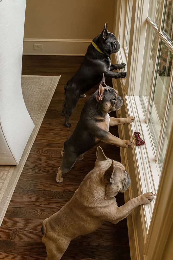 FrenchiesZone's tweet image. Waiting for mummy😴