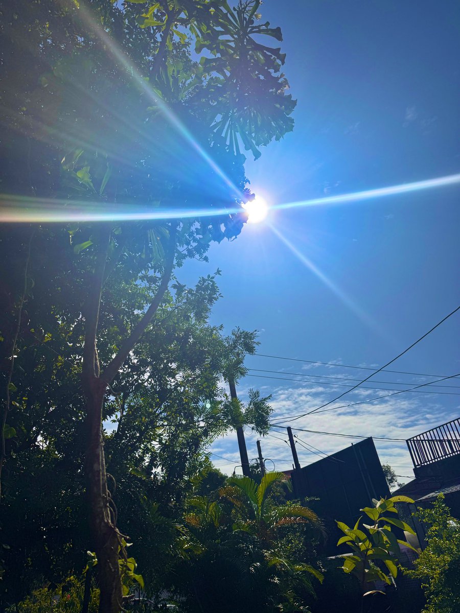SriLankaTweet's tweet photo. Sun is back☀️ 
After days of heavy rains and the impact of Cyclone Ditwah, the sun is finally shining again.
With the cyclone now moving away from Sri Lanka, skies are beginning to clear. https://t.co/3JsTepfWw3
