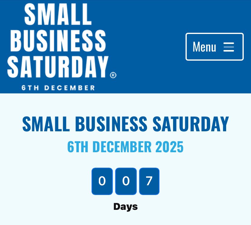 retailmentoring's tweet image. Saturday Dec 6th is….#SmallBizSaturday 2025!!! Don’t wait until then😁👍 Start today! #ShopLocal this Christmas xx @AmexUK @julesserkin @JJM_Ealing @JoannaBlythman @GreenCityMarket @Graham_Galpin @NeilStuke