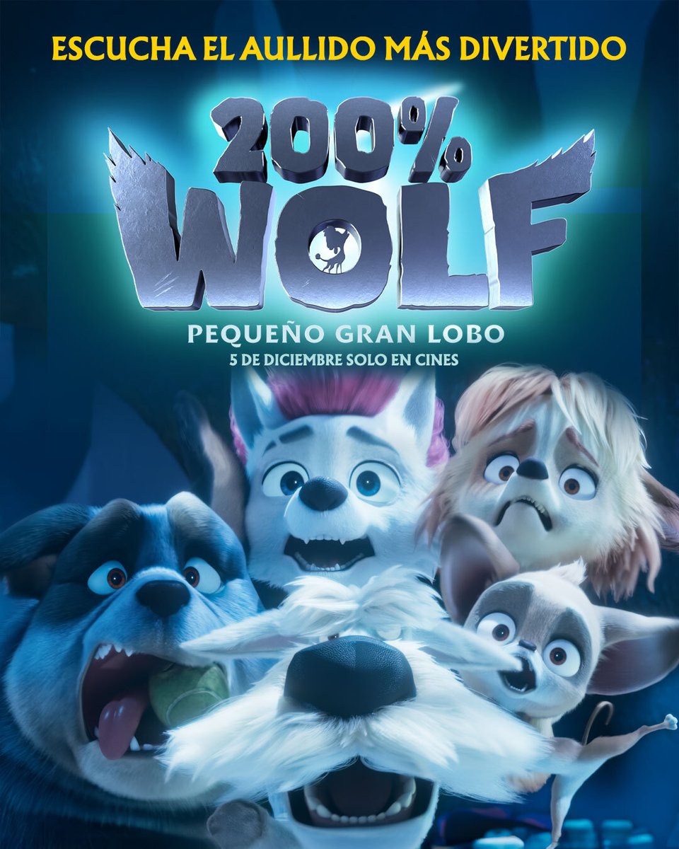 Humor, acción y un poco de locura: así es “200% Wolf”. 🤪💪🏻
¿Te lo vas a perder? "200% WOLF PEQUEÑO GRAN LOBO" en cines de toda España el 5 de diciembre ✨
#200WolfPequeñoGranLobo #CineFamiliar #CinedeAnimación #PelículaInfantil #EstrenoCine
