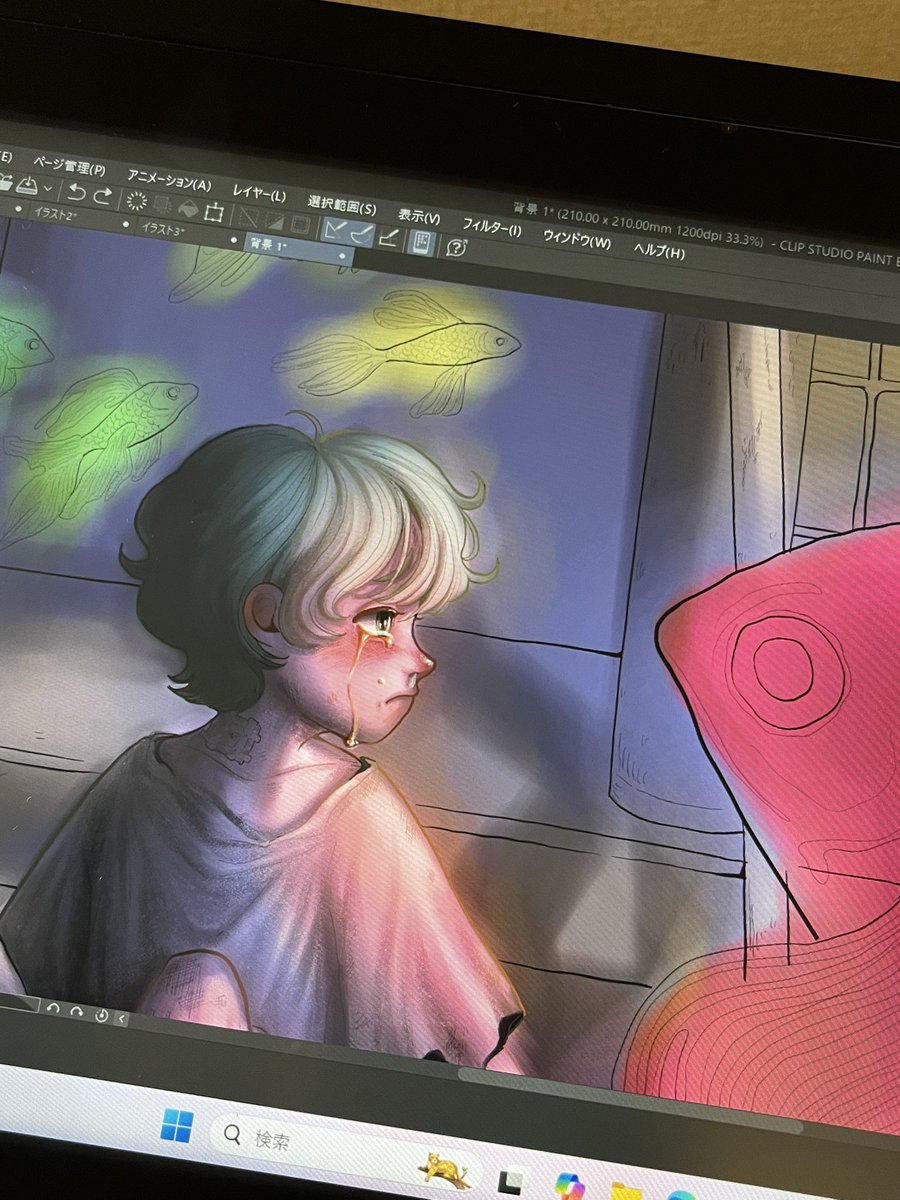 shorinkkk's tweet photo. 途中経過、次は金魚塗る
#厚塗り #art  #絵柄好みって人にフォローされたい https://t.co/JkOmssPk4s