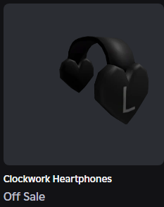 CinnaToastCrunc's tweet image. @Roblox 
Please bring back the Clockwork Heartphones series