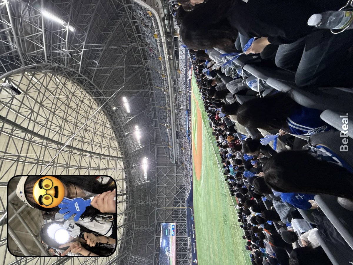 고척돔갔더니 야구선수가 저 웄껴주네요…