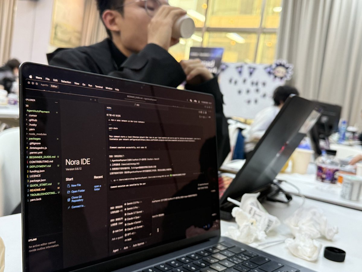 SulaXyz's tweet photo. @Monad x @OpenBuildxyz  x @mynoraai  让灵感飞奔！让创意跑起来～ https://t.co/Tq32VnB9Jg