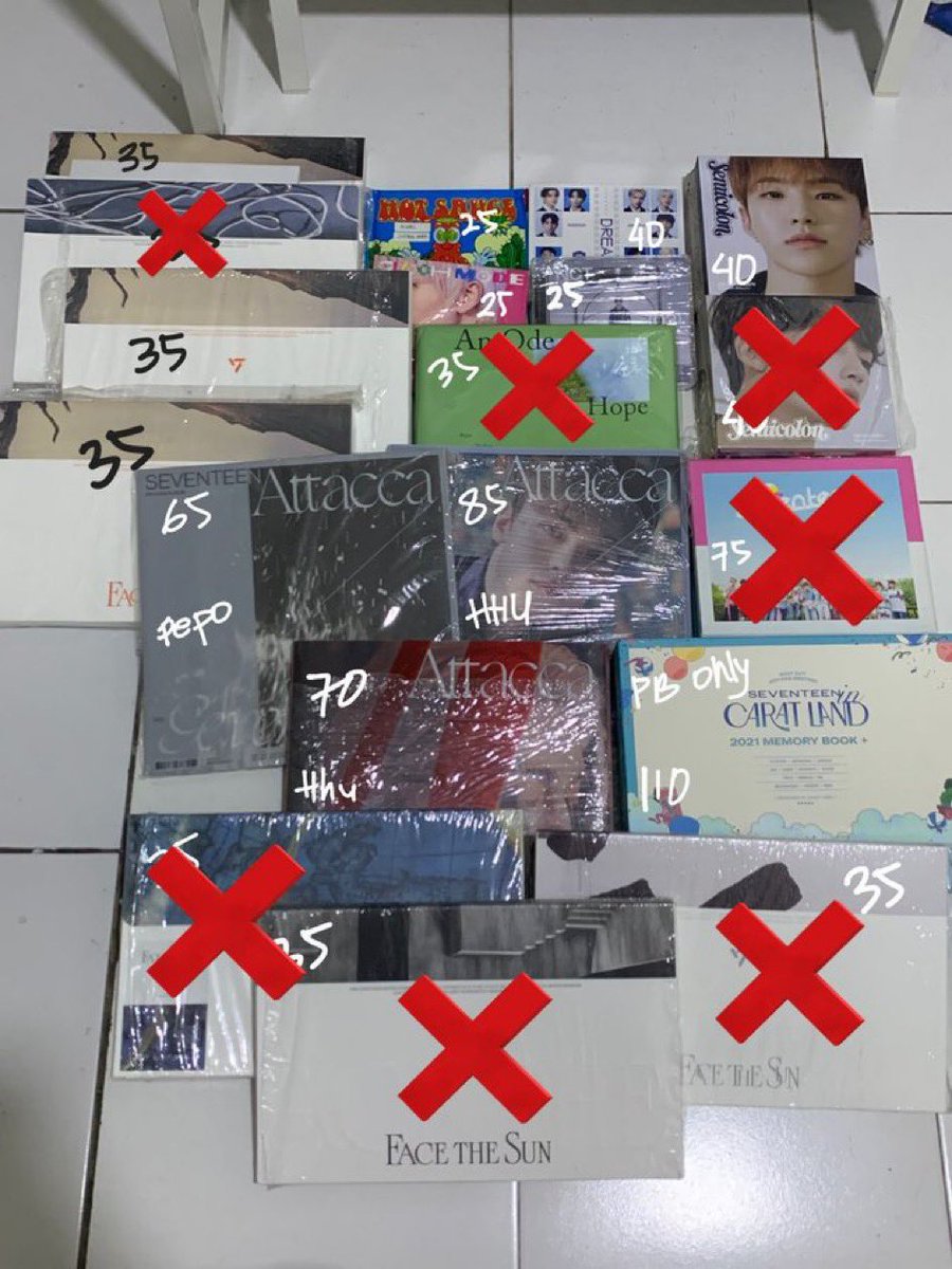 seeulshine's tweet photo. want to sell / wts

photobook / album only seventeen &amp; nct dream jisung
price exc adm shopee
mostly in good condi, condi by dm
‼️ TANPA PC / ALBUM ONLY ‼️
dom tangerang

note : pb da capo hanya minus pc, postcard a4 lengkap (masih bisa nego) https://t.co/xikXtvR9lD